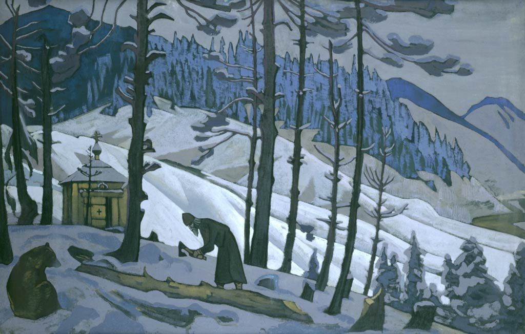 Nicholas Roerich. Sergius The Builder