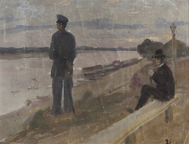 Kuzma Sergeevich Petrov-Vodkin. On The Volga River. Klinowski