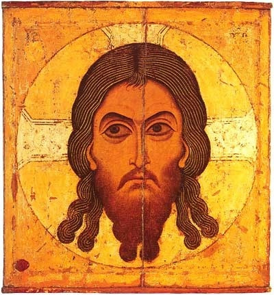 Russian Icon. Retter, die Hände