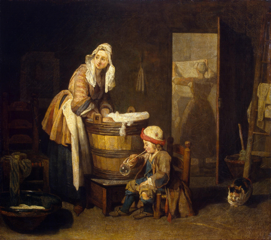 Jean Baptiste Simeon Chardin. Laundress