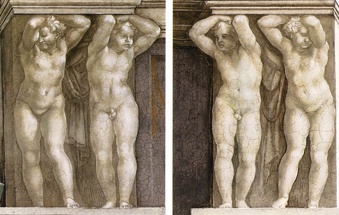 Michelangelo Buonarroti. Putti