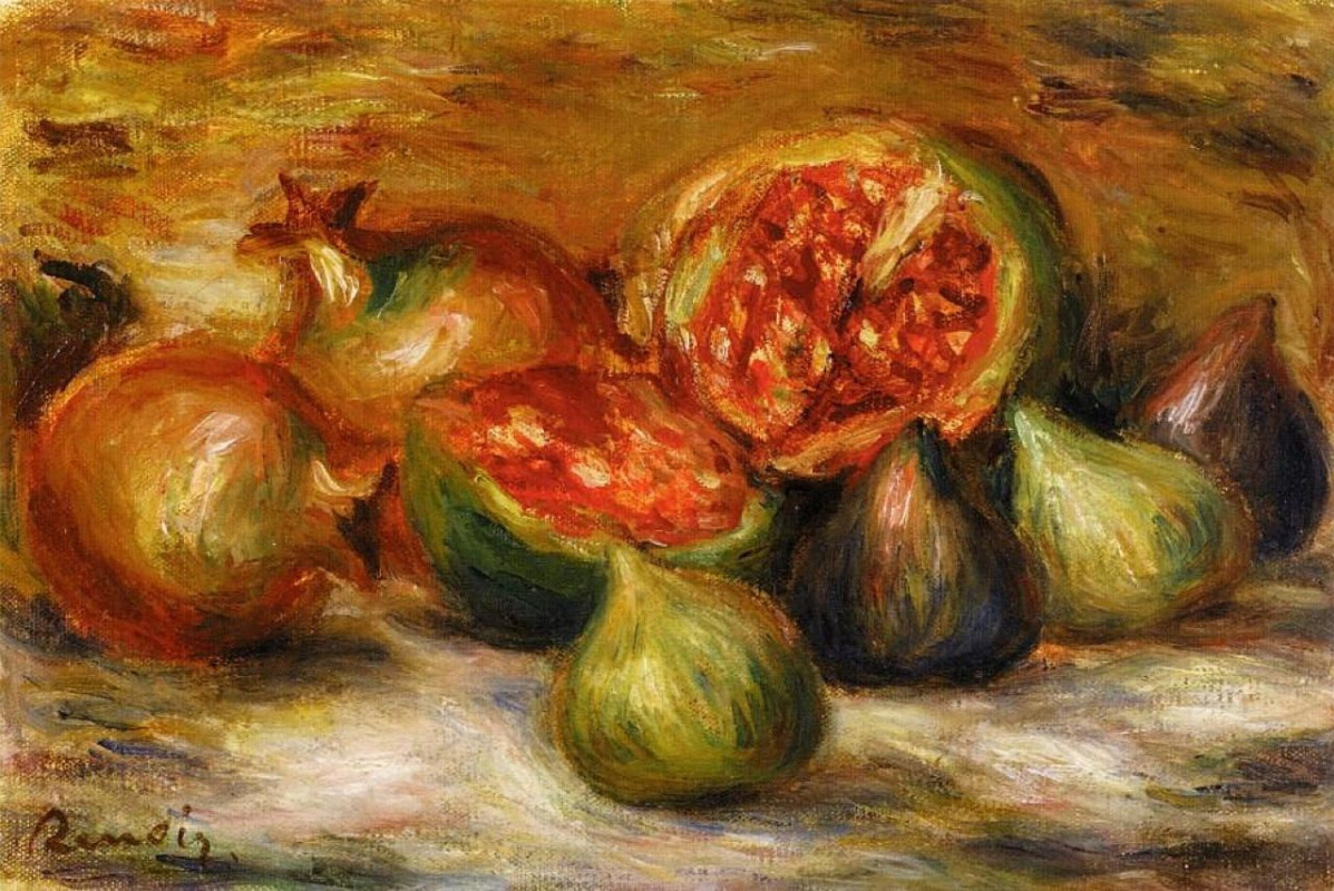 Pierre-Auguste Renoir. Still life with figs