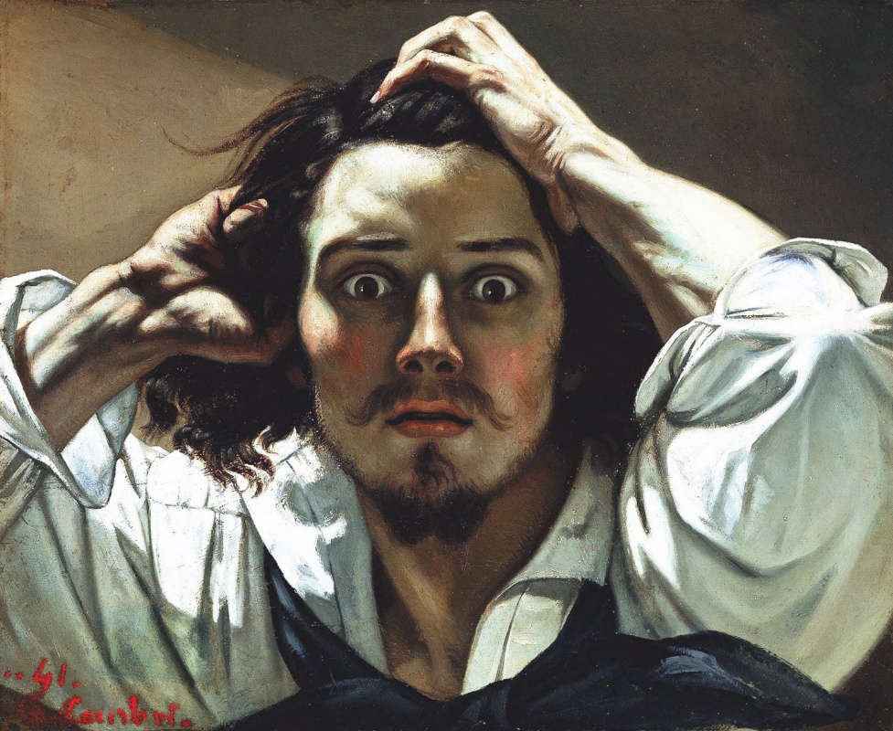Gustave Courbet. Selbstporträt (verzweifelter Mann)