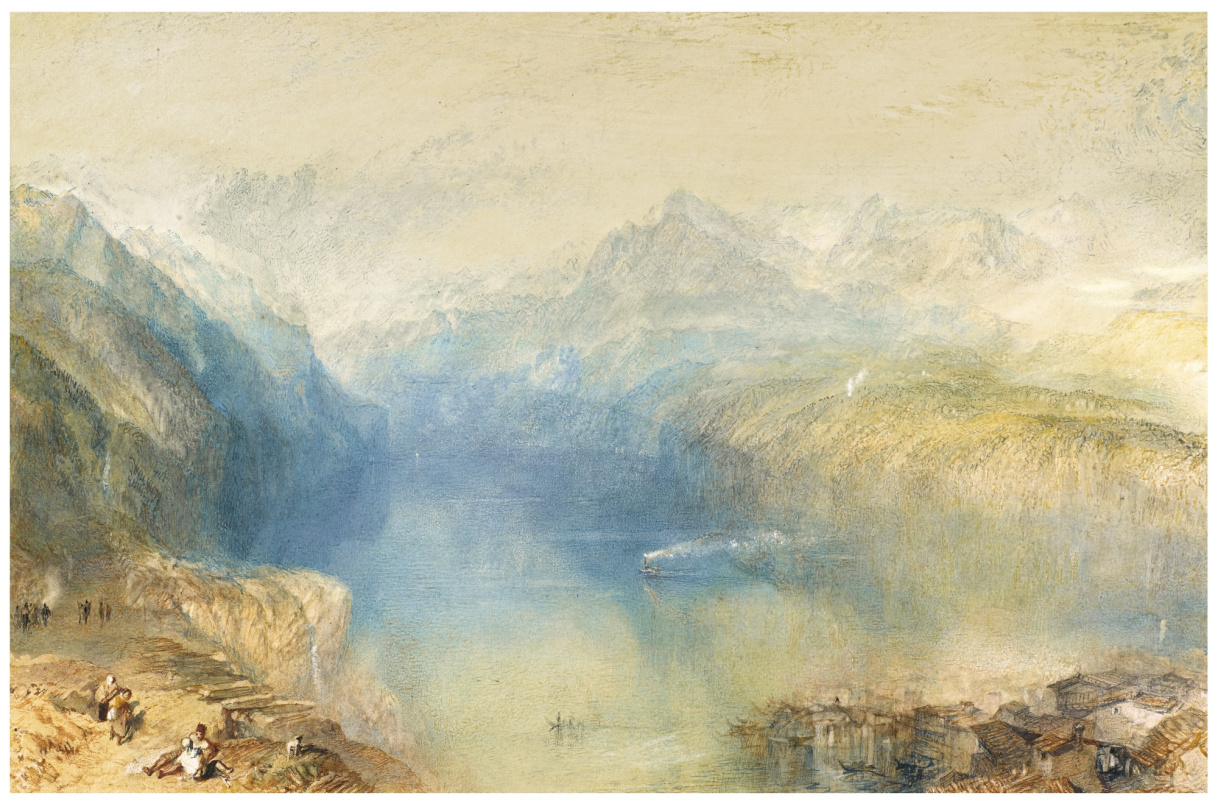 Joseph Mallord William Turner. THE LAKE OF LUCERNE FROM BRUNNEN