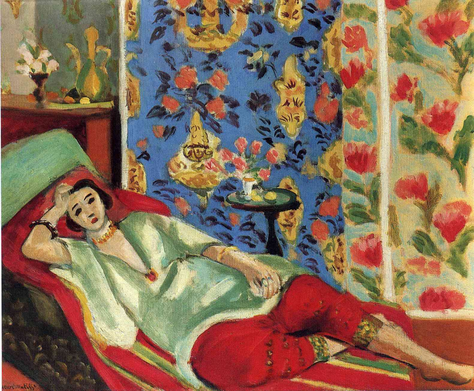 Henri Matisse. Odalisque in red pants