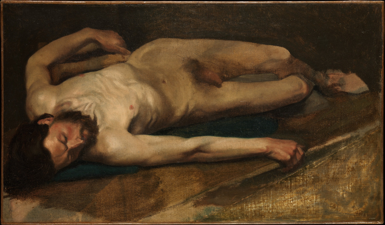 Edgar Degas. Hombre desnudo