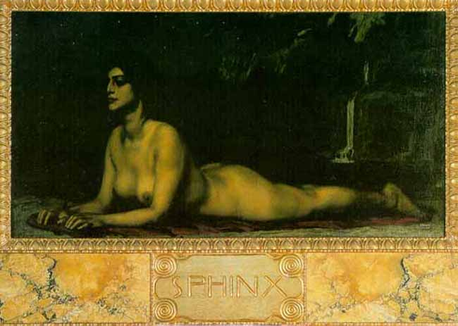 Franz von Stuck. Reclining Nude