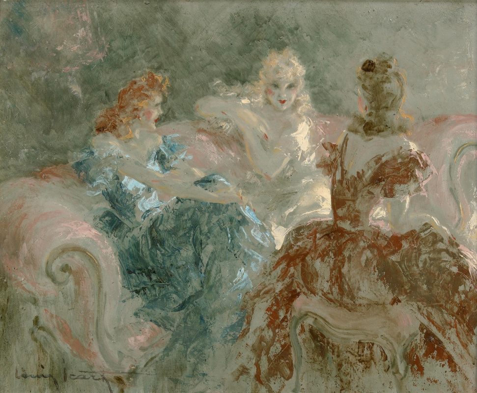 Louis Icart. Women's party.