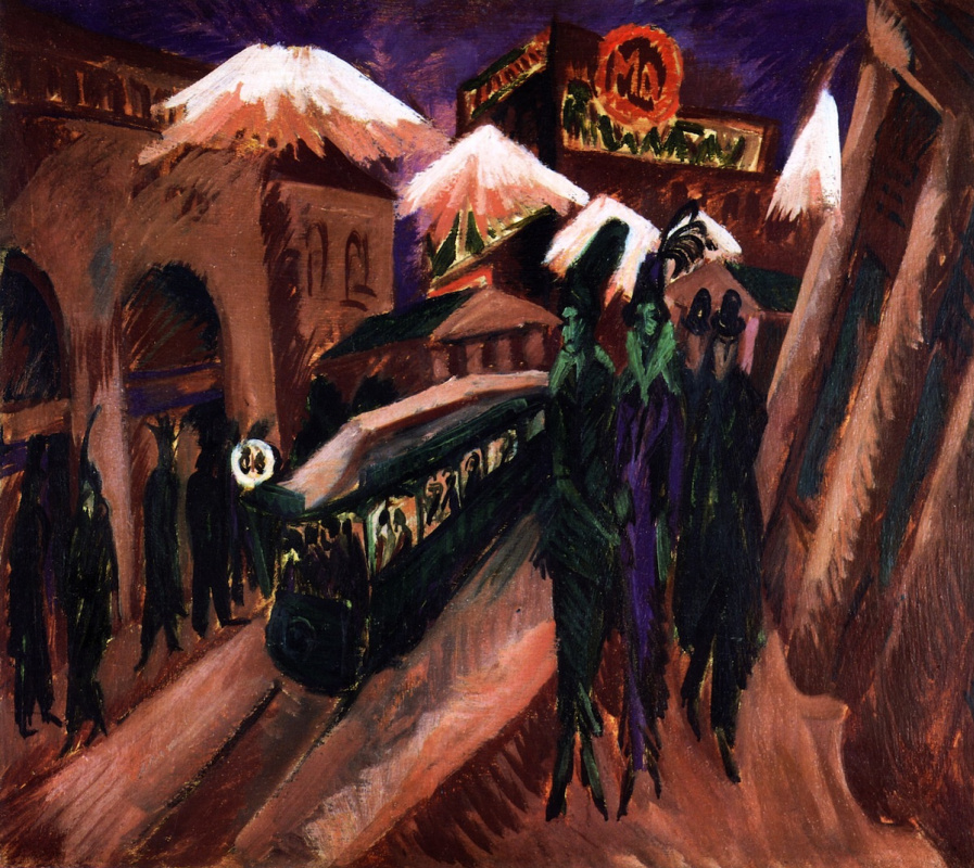 Ernst Ludwig Kirchner. The Streets Of Leipzig