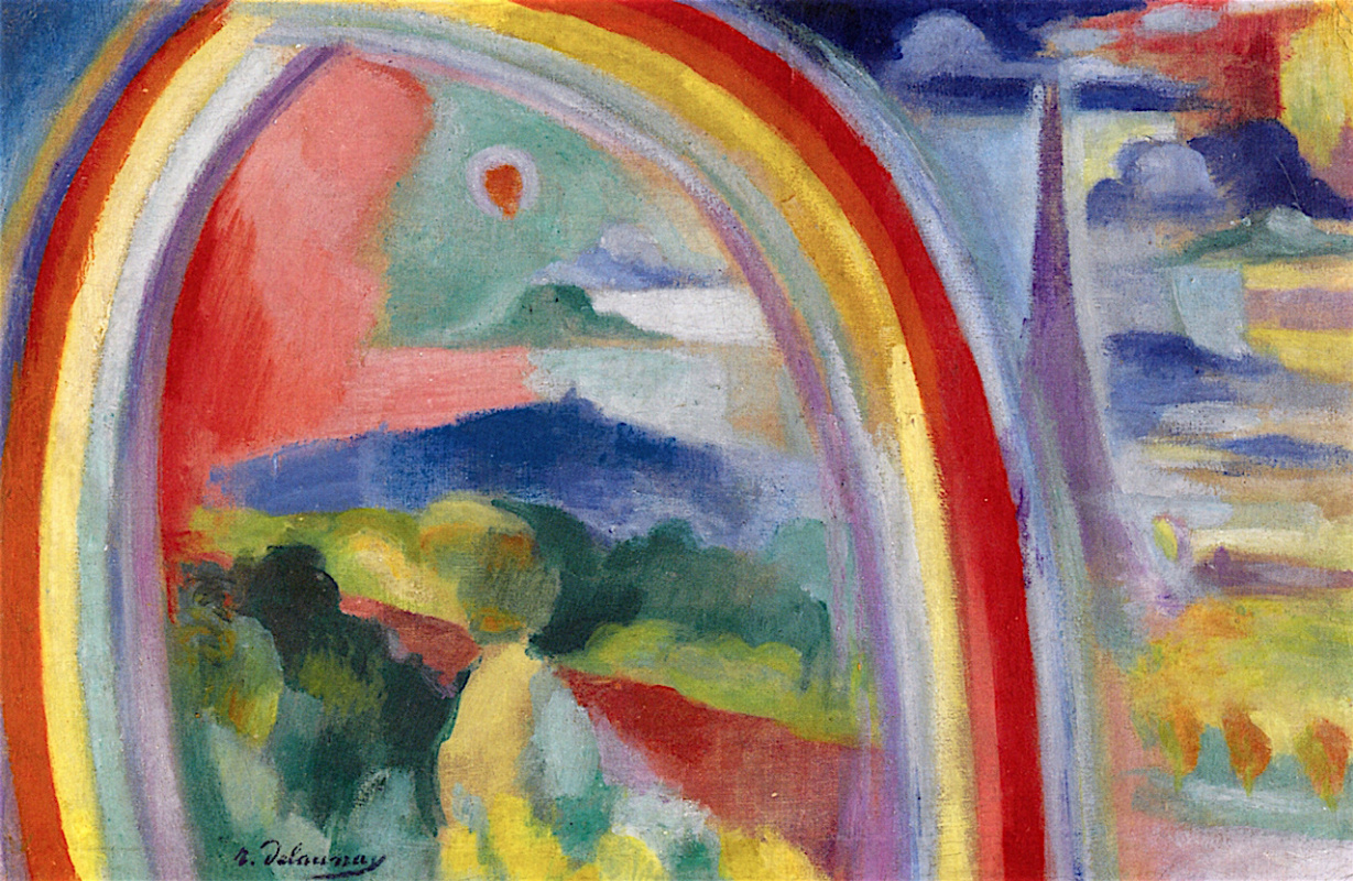 Robert Delaunay. Paris avec un arc en ciel