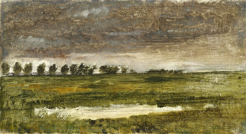 Vilhelm Hammershøi. Landscape, Lingby