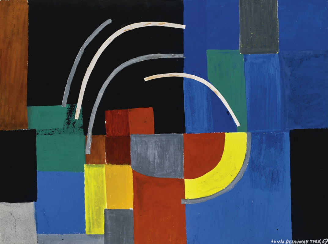 Sonia Delaunay. Composition. The rhythm of color