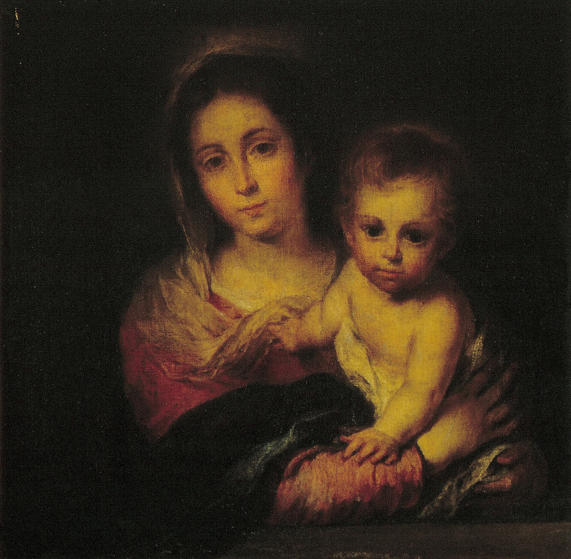 Bartolomé Esteban Murillo. Madonna with a napkin