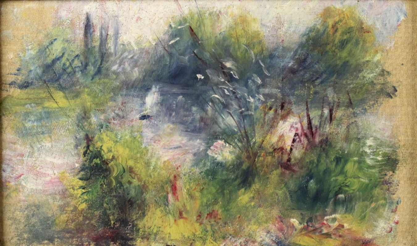 Pierre-Auguste Renoir. Landscape on the banks of the Seine