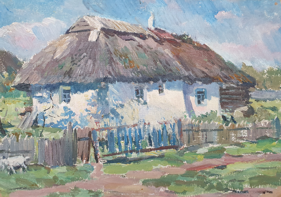 David Pilko. Hut in the Poltava region