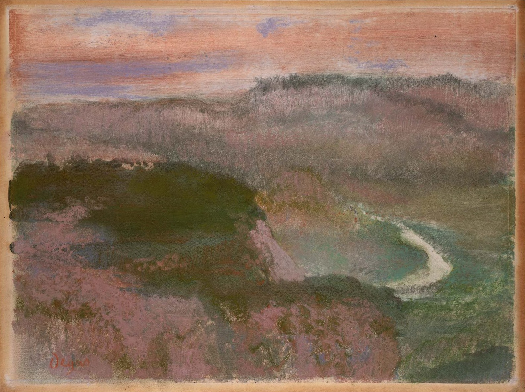 Edgar Degas. Landscape