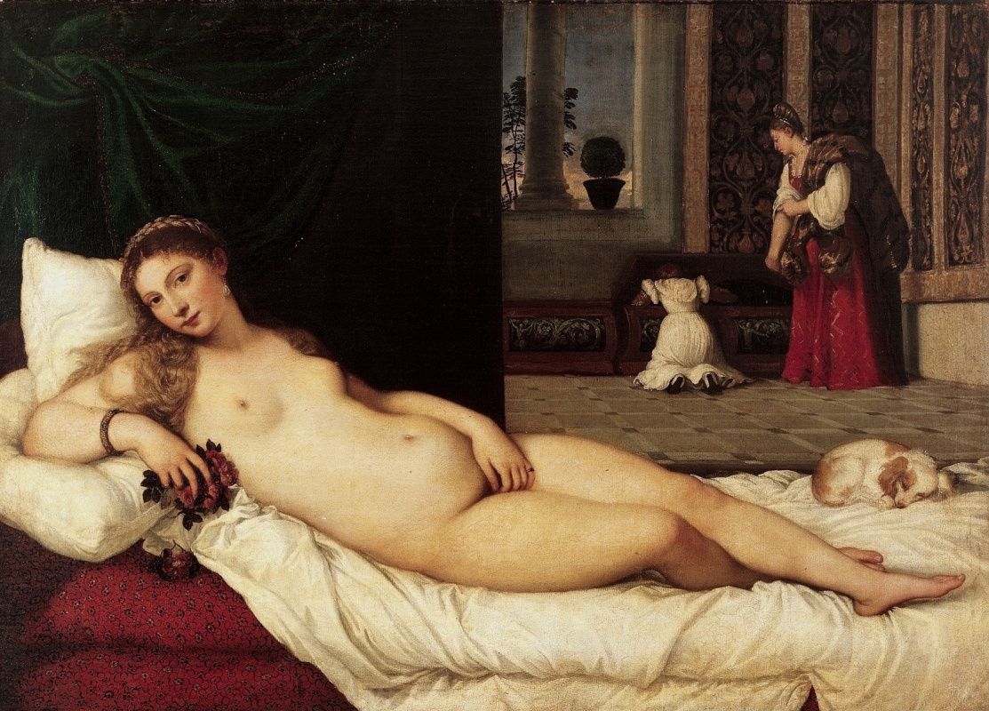 The Venus Of Urbino. Fragment