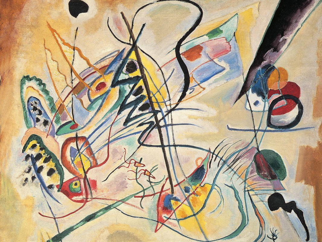 Wassily Kandinsky. Musical Overture. Purple wedge