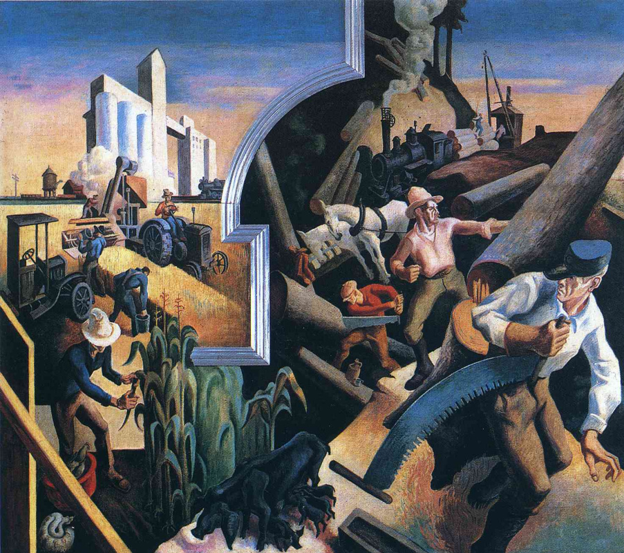 Thomas Hart Benton. Saw