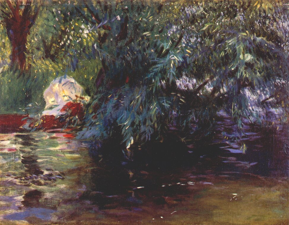 John Singer Sargent. Backwater in Calcote