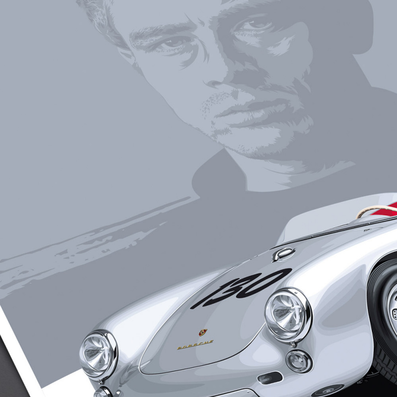 Porsche 550 Spyder James Dean (Порше 550 Спайдер Джеймс Дін)