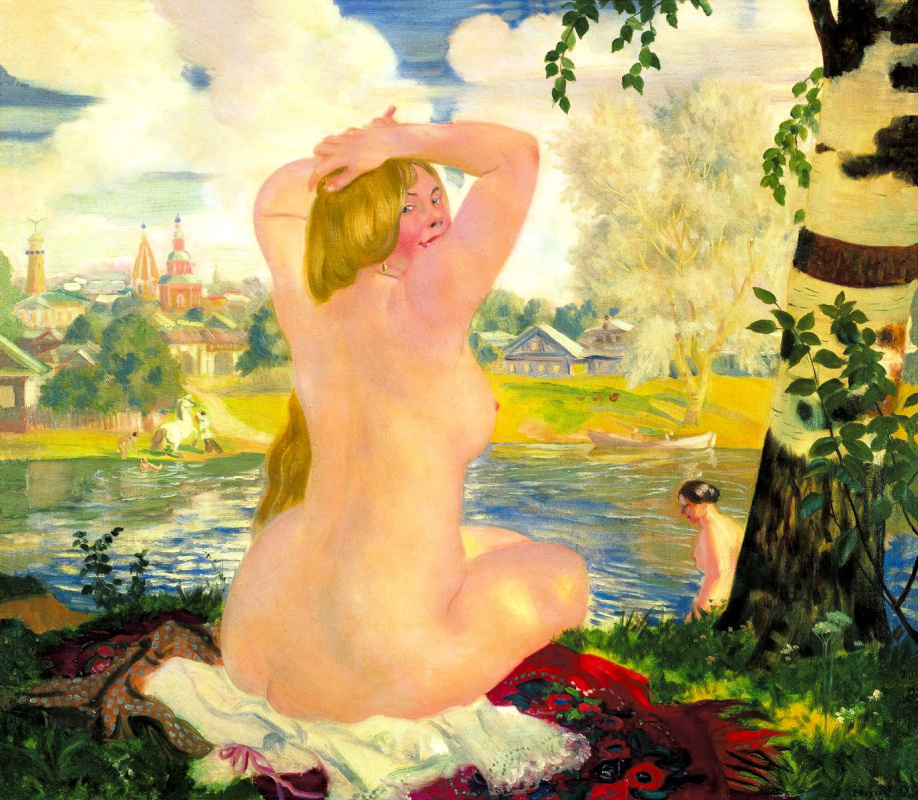 Boris Kustodiev. Bather