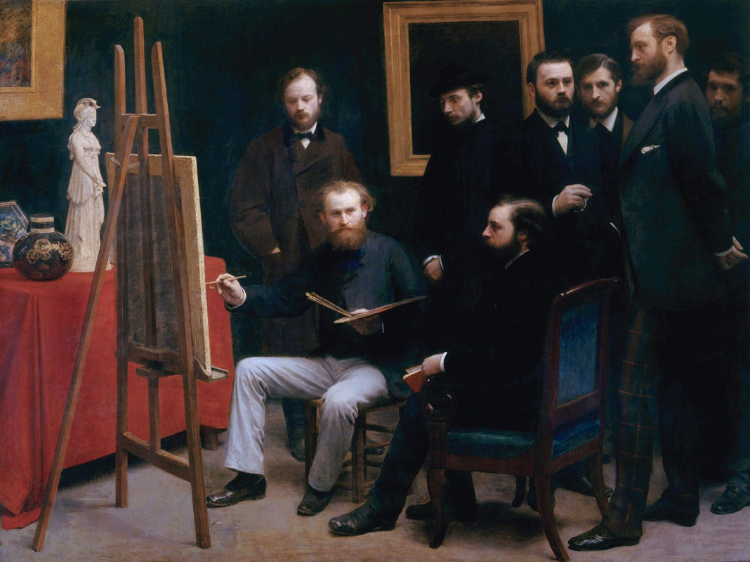 Henri Fantin-Latour. An Atelier in the Batignolles