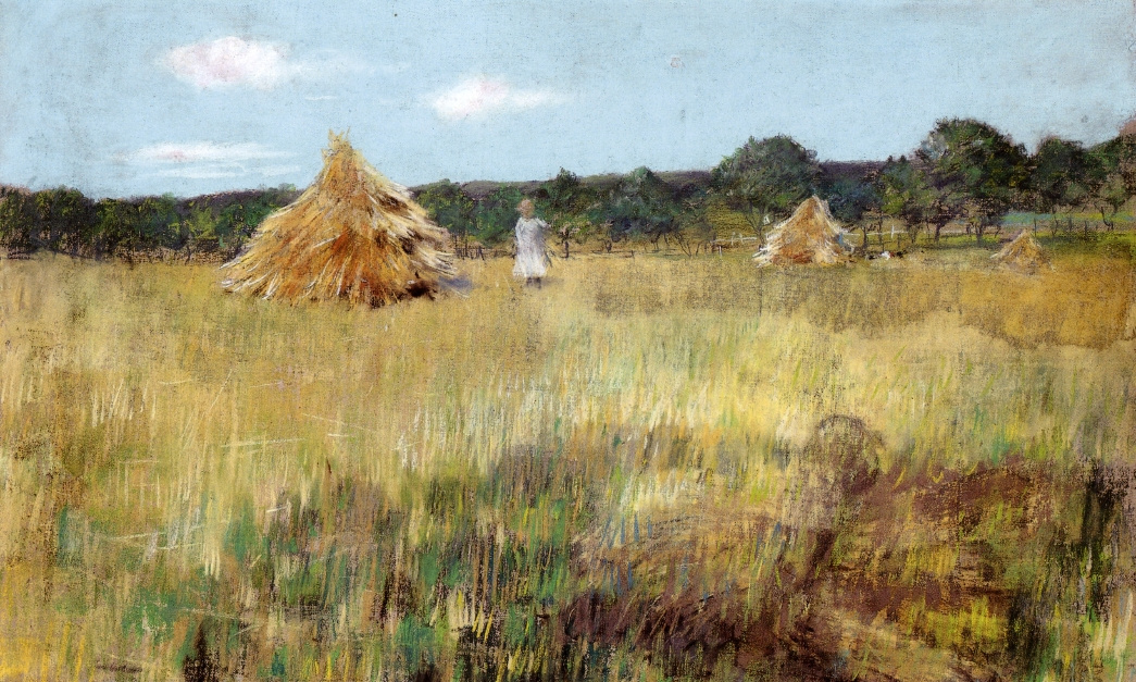 William Merritt Chase. Champs semés en grain. Shinnekok Hills