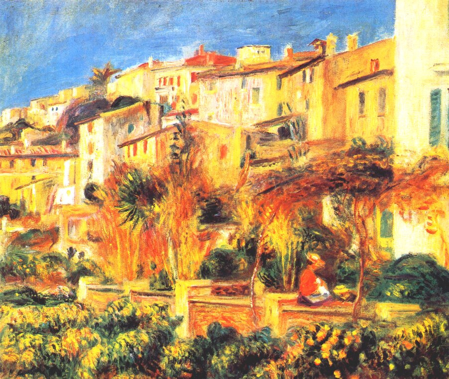 Pierre Auguste Renoir. Terrace in Kan