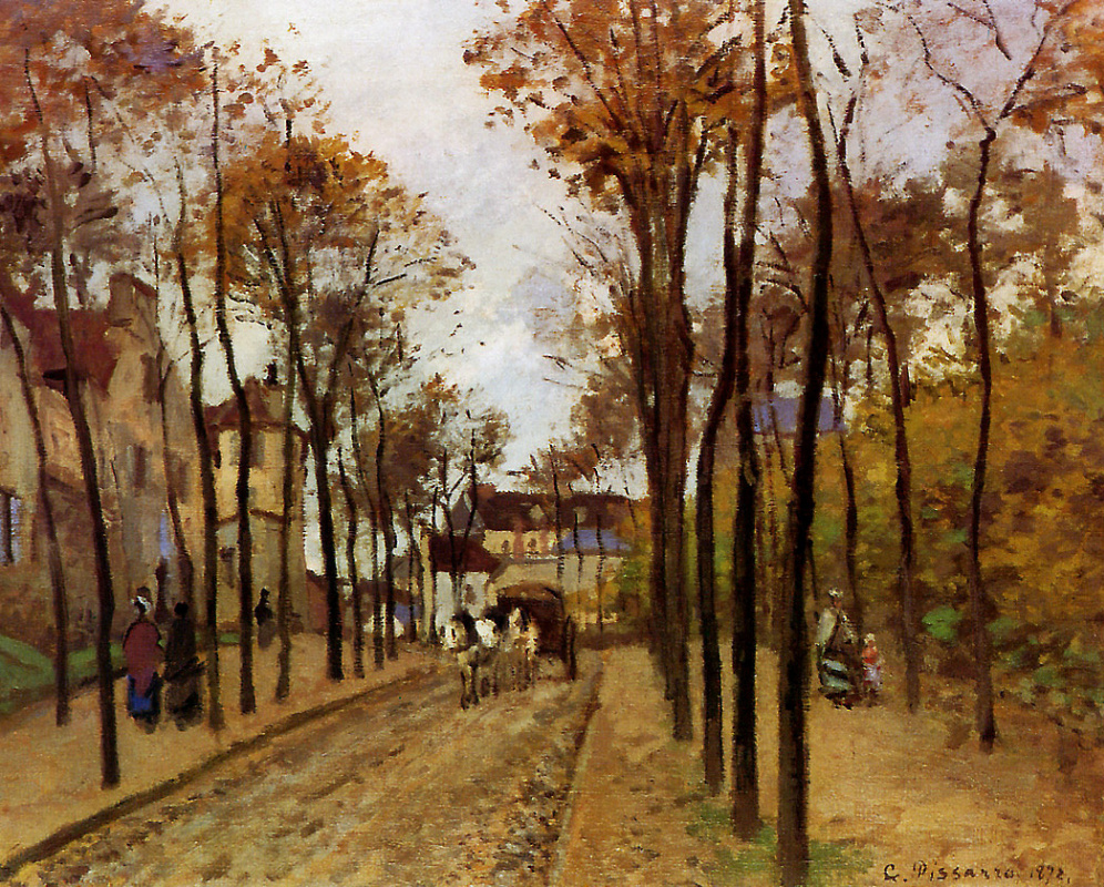 Camille Pissarro. Boulevard des Fosses, PONTOISE