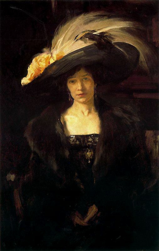 Joaquin Sorolla. Clotilde in the hat