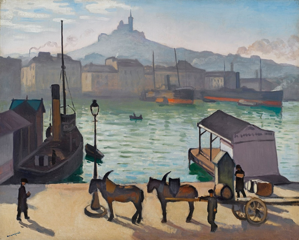 Albert Marquet. Marseille. The old port