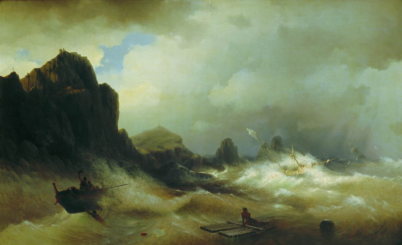 Ivan Aivazovsky. Shipwreck