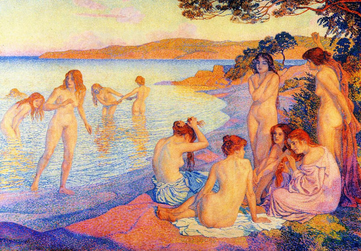 Theo van Rysselberghe. Time for sunbathing