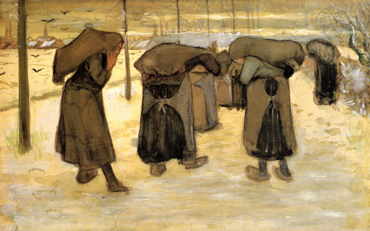 Vincent van Gogh. Women carrying coal