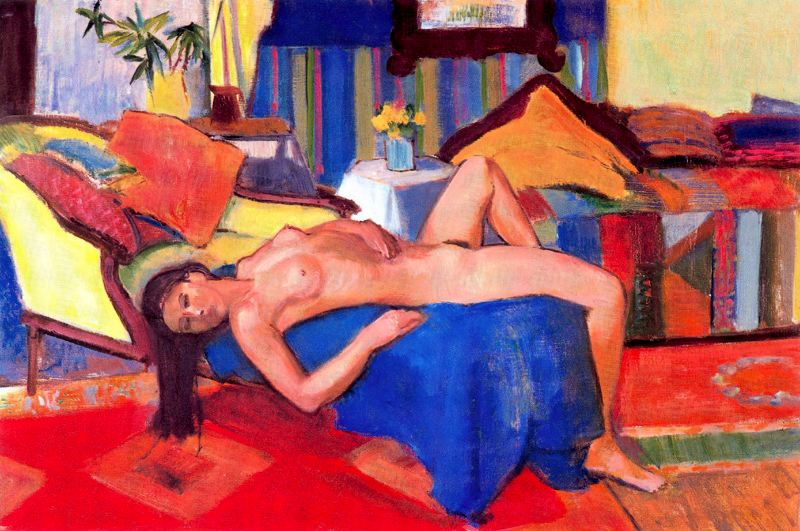 Warren Brandt. Reclining Nude