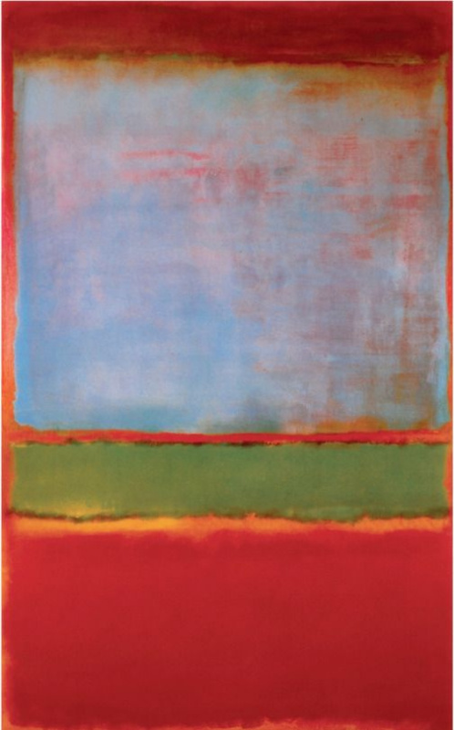 Rothko Mark.  No. 6 (Violet, green, red)