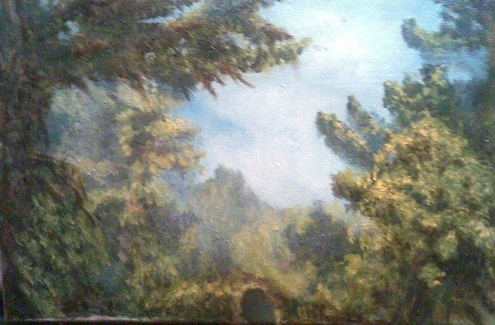 Galya Luchkova. Crimean forest