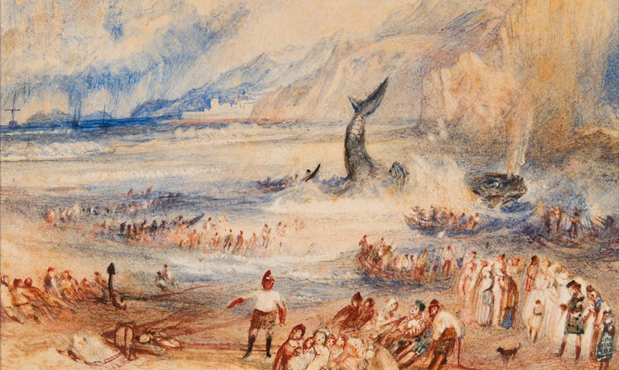 Joseph Mallord William Turner. Ballena en tierra