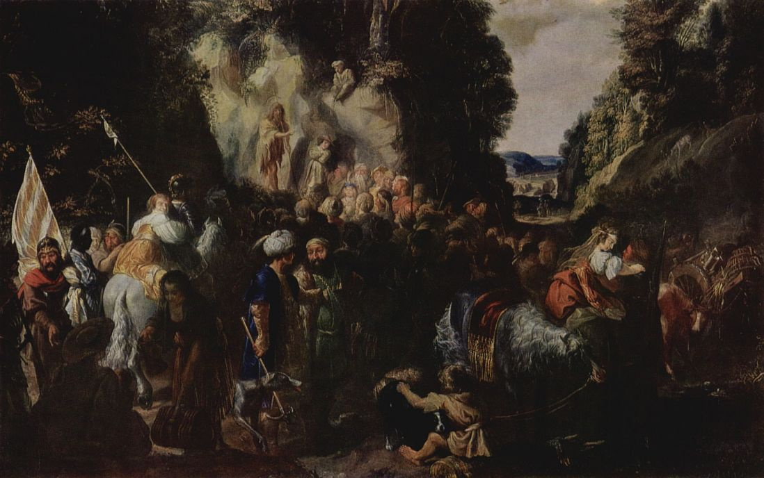 Johann n Hulzman. The Preaching Of John The Baptist