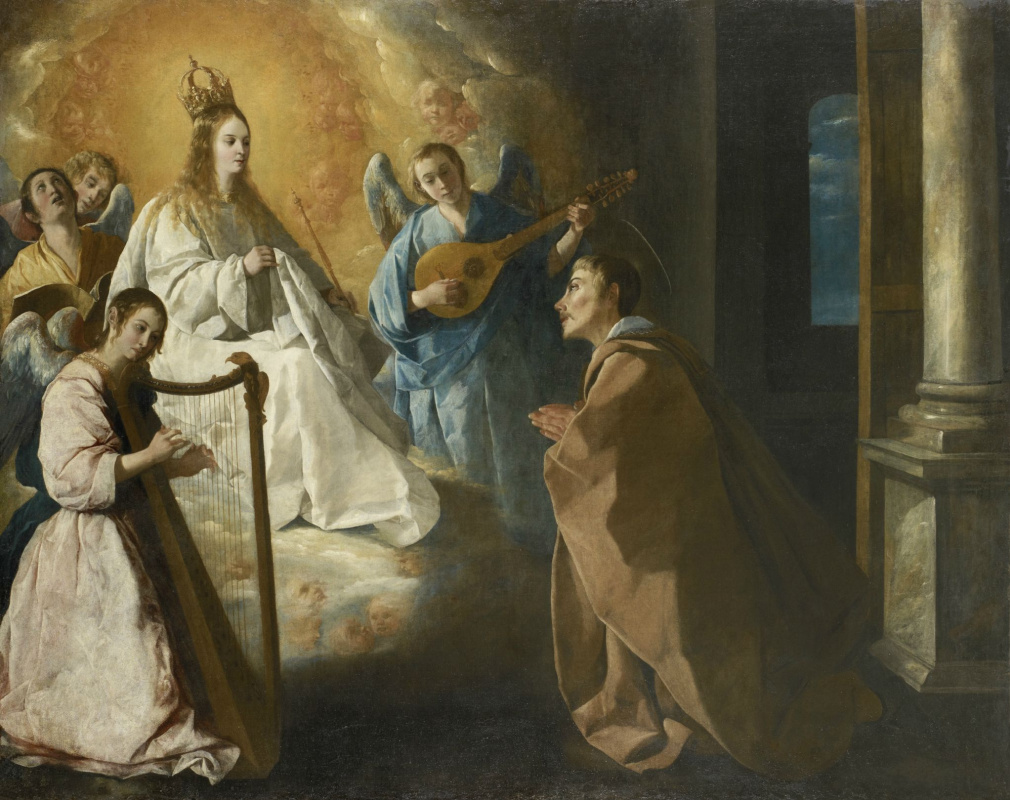 Francisco de Zurbaran. The appearance of the virgin to Saint Peter, Nolasco