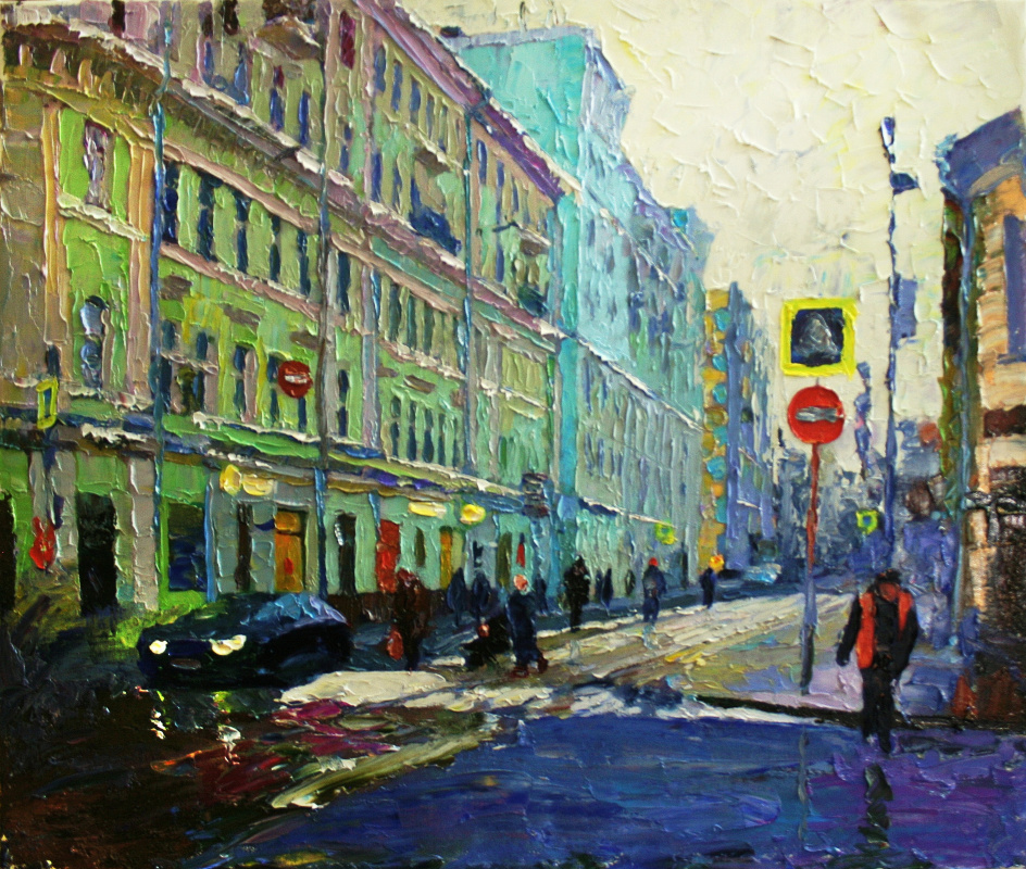 Mikhail Rudnik. Moscow. Starosadsky lane