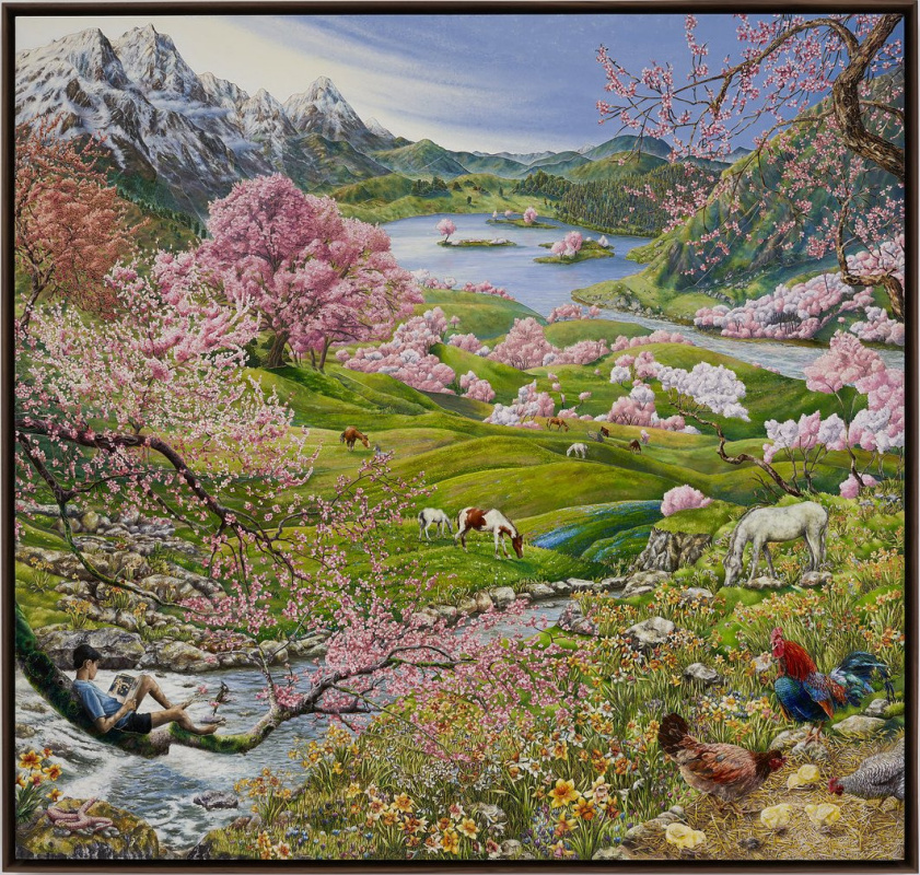 Rakib Shaw. The Four Seasons, "Spring"