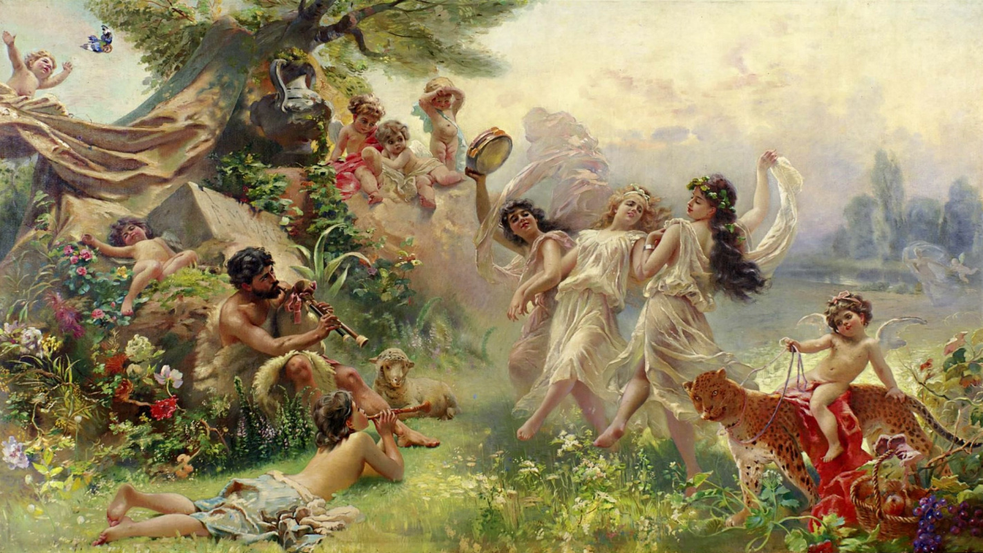 Konstantin Makovsky. Happy Arcadia