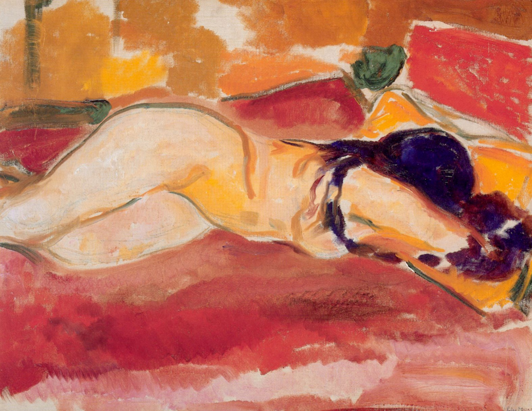 Edward Munch. Reclining Nude