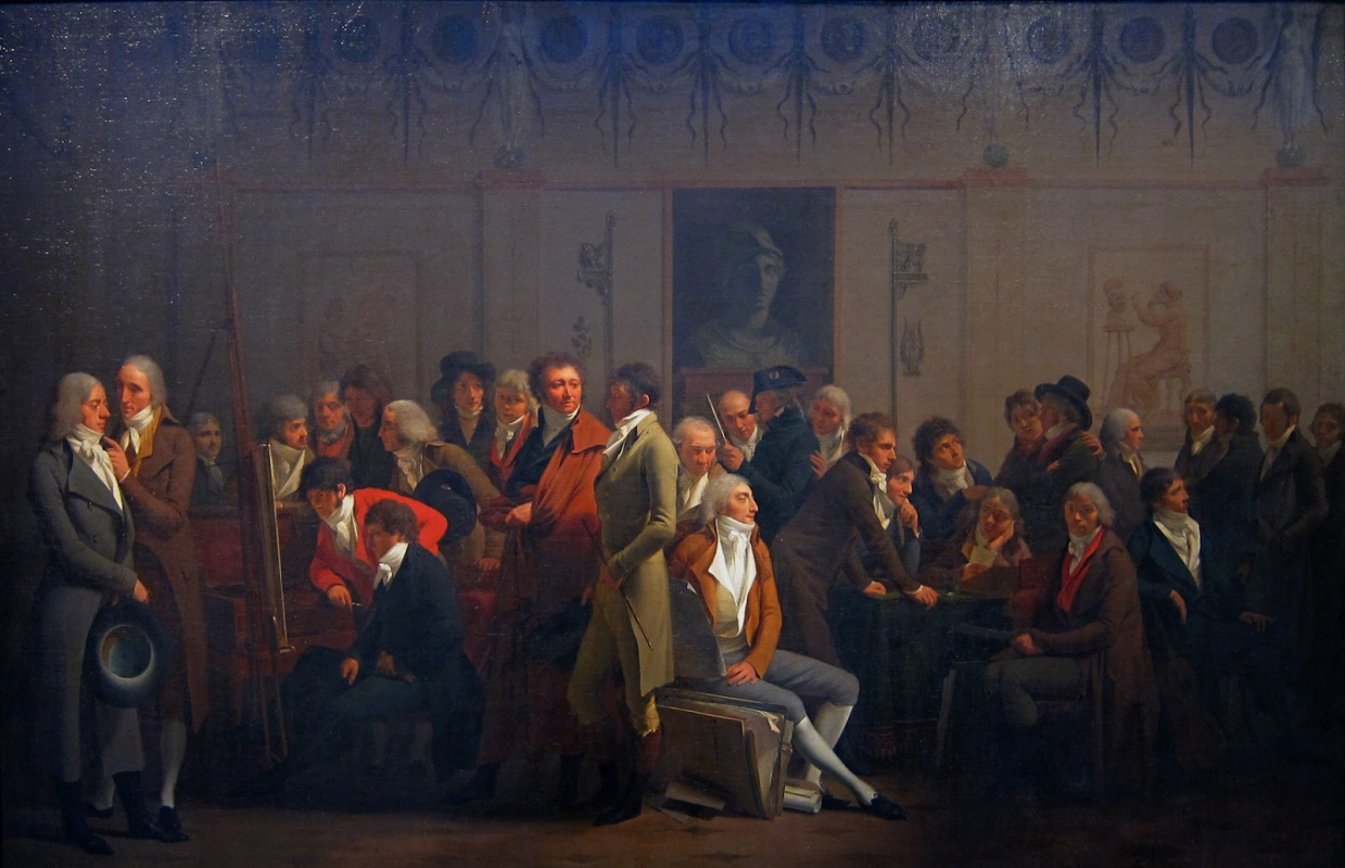 Louis-Leopold Boi. Meeting artists in the workshop of Izabe