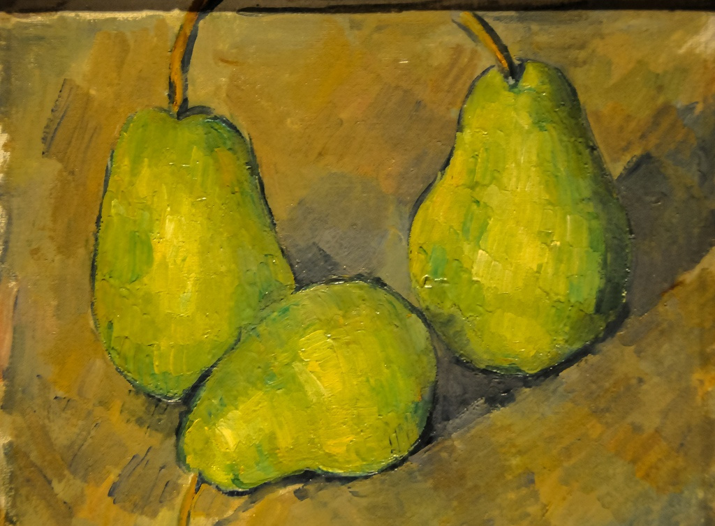 Paul Cezanne. Three pears