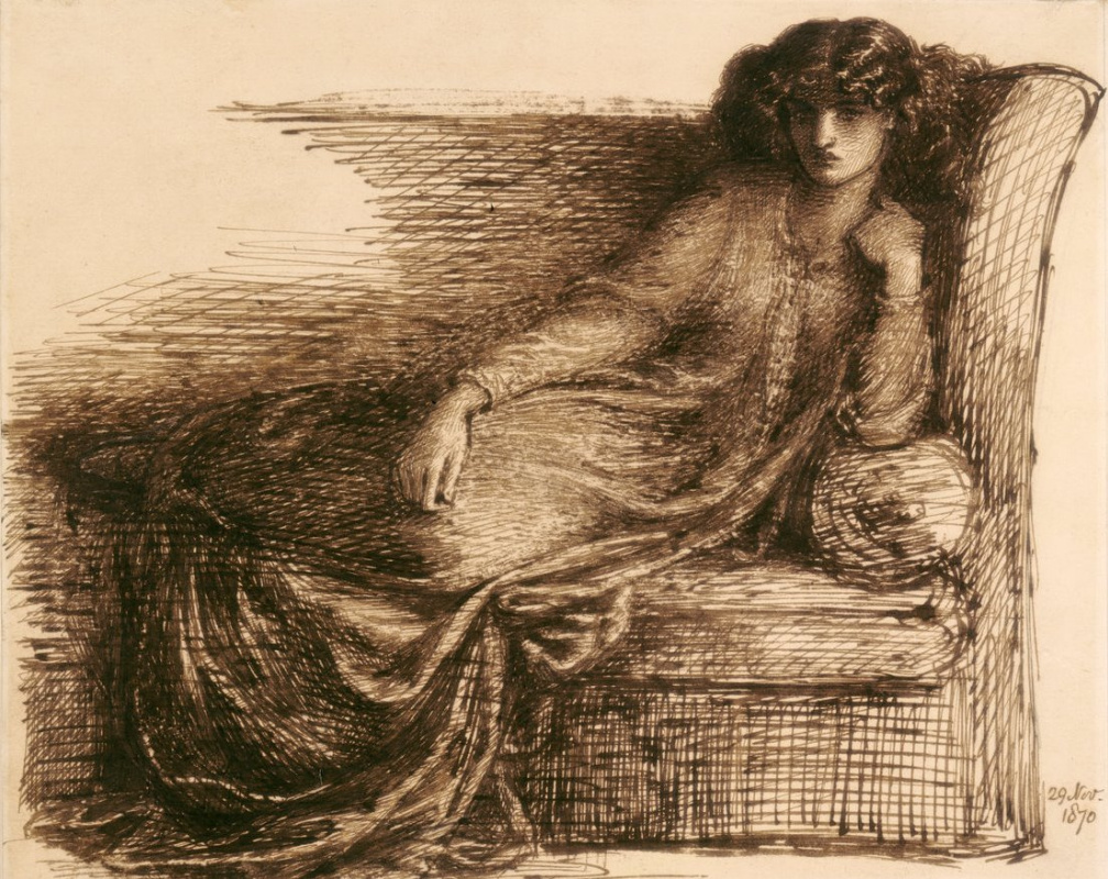 Dante Gabriel Rossetti. Jane Morris