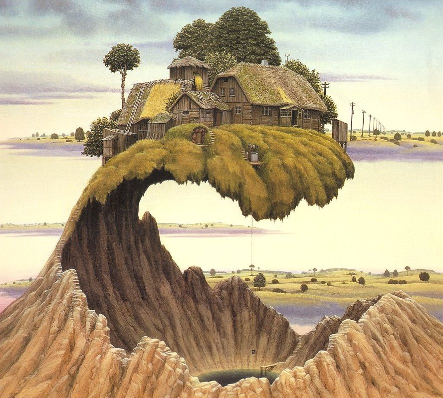 Jacek Yerka. Please do not slam the door!