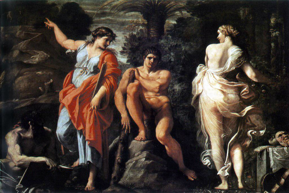 Annibale Carracci. The Choice Of Hercules